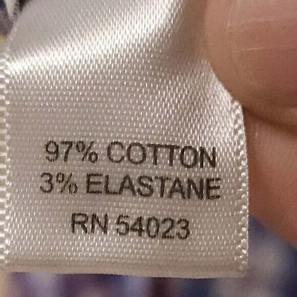 Banana Republic Mens Red White Blue Plaid Button Down Large - Picture 6 of 6